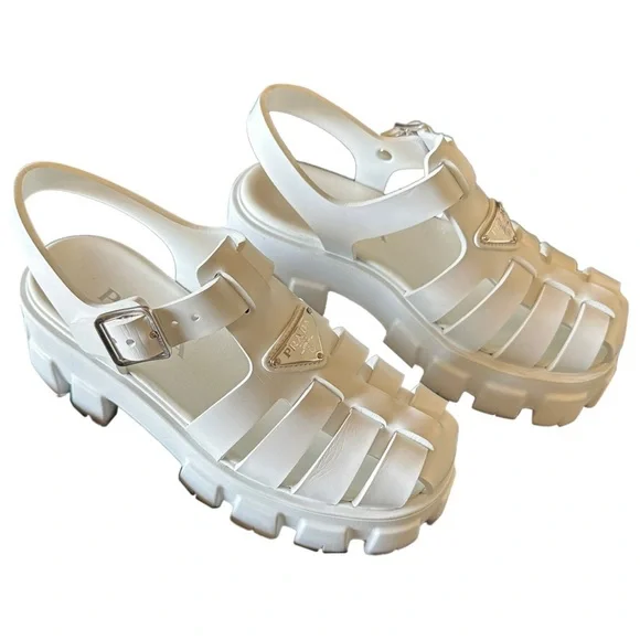 サンダル PRADA 2X3119_054_F0F24 SUEDE FISHERMAN SANDALS 2COLORS Black Rubber fisherman sandals | PRADA